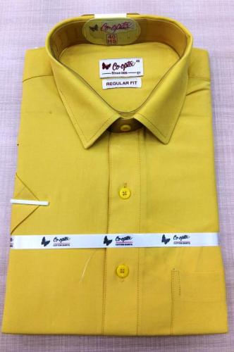 HANDLOOM READY MADE COLOUR COTTON 40 HALF SLEEVE